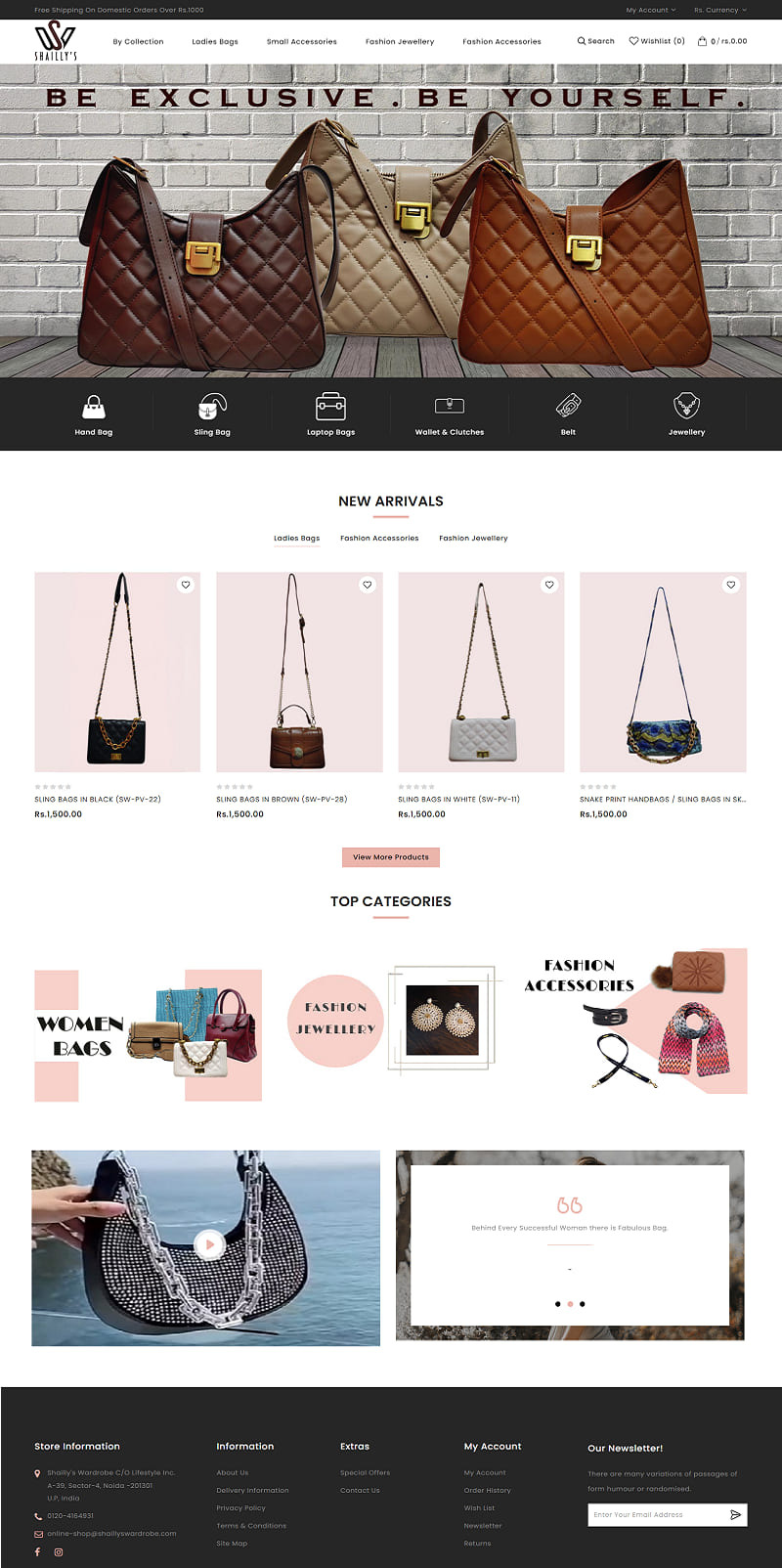 Fashion Ecommerce website